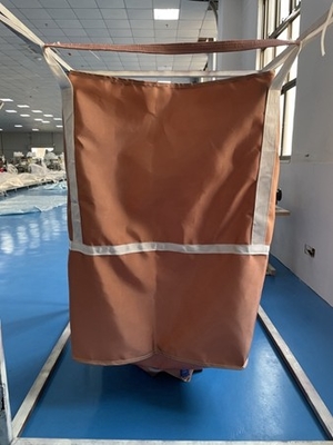 1 Tonne Anti-Sifting Container Liner Bags 6mil Waterproof Cargo Bags for Industrial