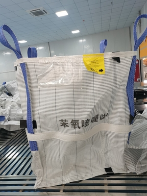 3300lbs Anti Static Polypropylene PP Fabric White Color  Conductive Jumbo Bag