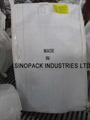 주문 없는 접지와 소산 정전기 방지 CROHMIQ 블루 / 화이트 FIBC 1 톤 벌크 가방 online manufacture
