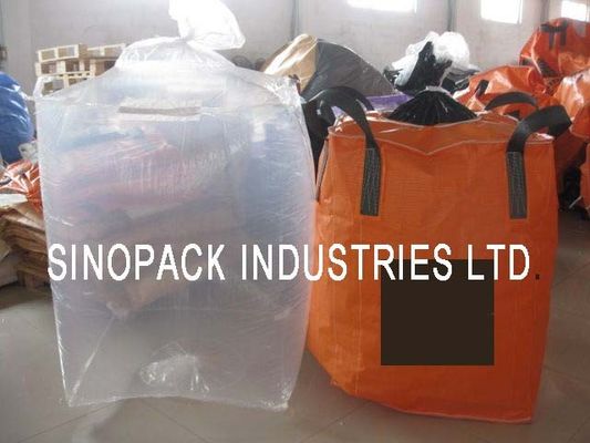 주문 탄소에 대 한 큰 명확한 형태에 맞게 PE 대량 Fibc 큰 가방 라이너 / 미세 분말 online manufacture