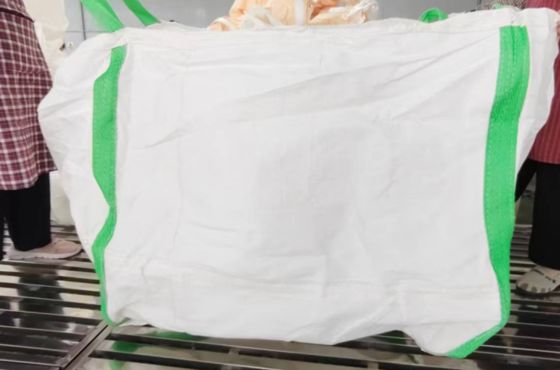 주문 1000kg 적재 용량, 정전기 방지 코팅 및 안전 운송을 위한 크로스 코너 루프가 있는 UN 빅백 FIBC online manufacture