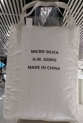 UN Big Bag FIBC with Double Chain Stitching Blue Loop Color and White Color for Secure Transportation